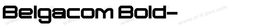 Belgacom Bold字体转换